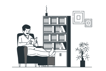 House bookshelves